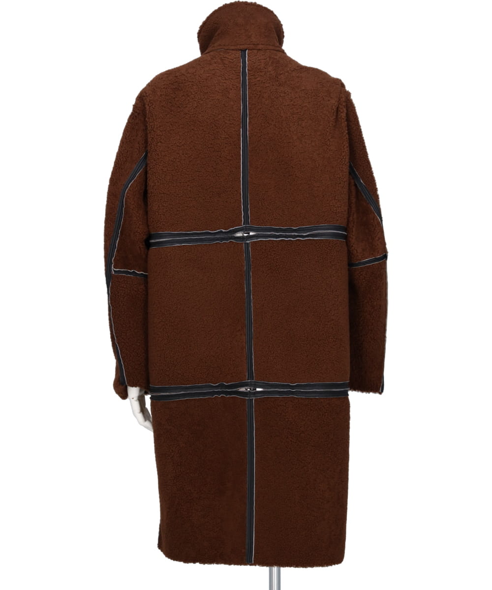 REVERSIBLE & DETACHABLE MOUTON COAT