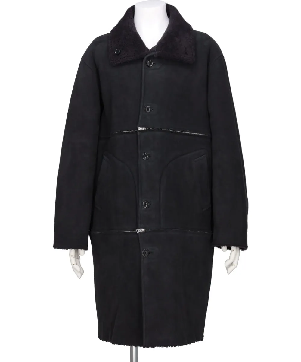 REVERSIBLE & DETACHABLE MOUTON COAT