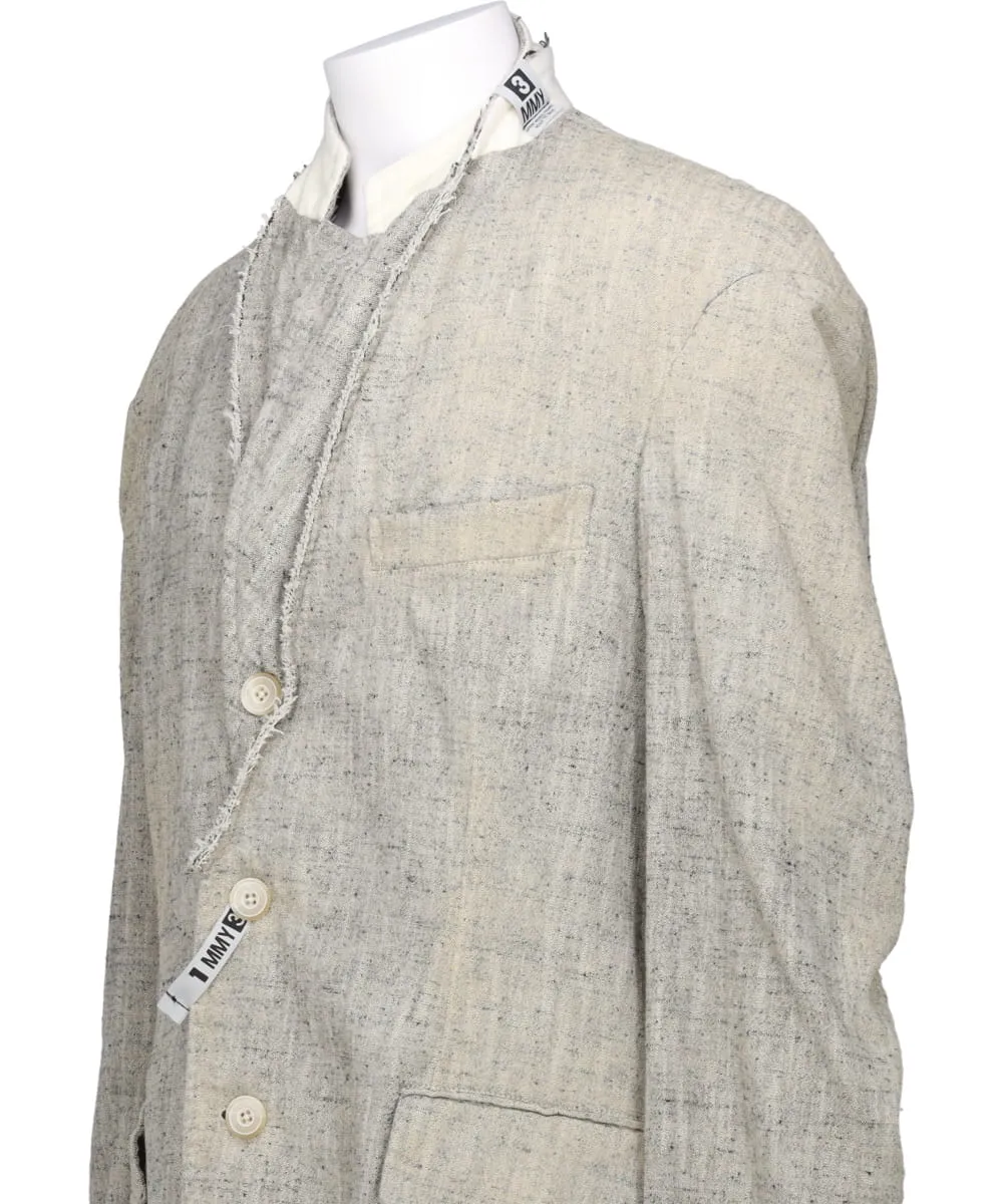 SLUB NEP TWEED BLAZER