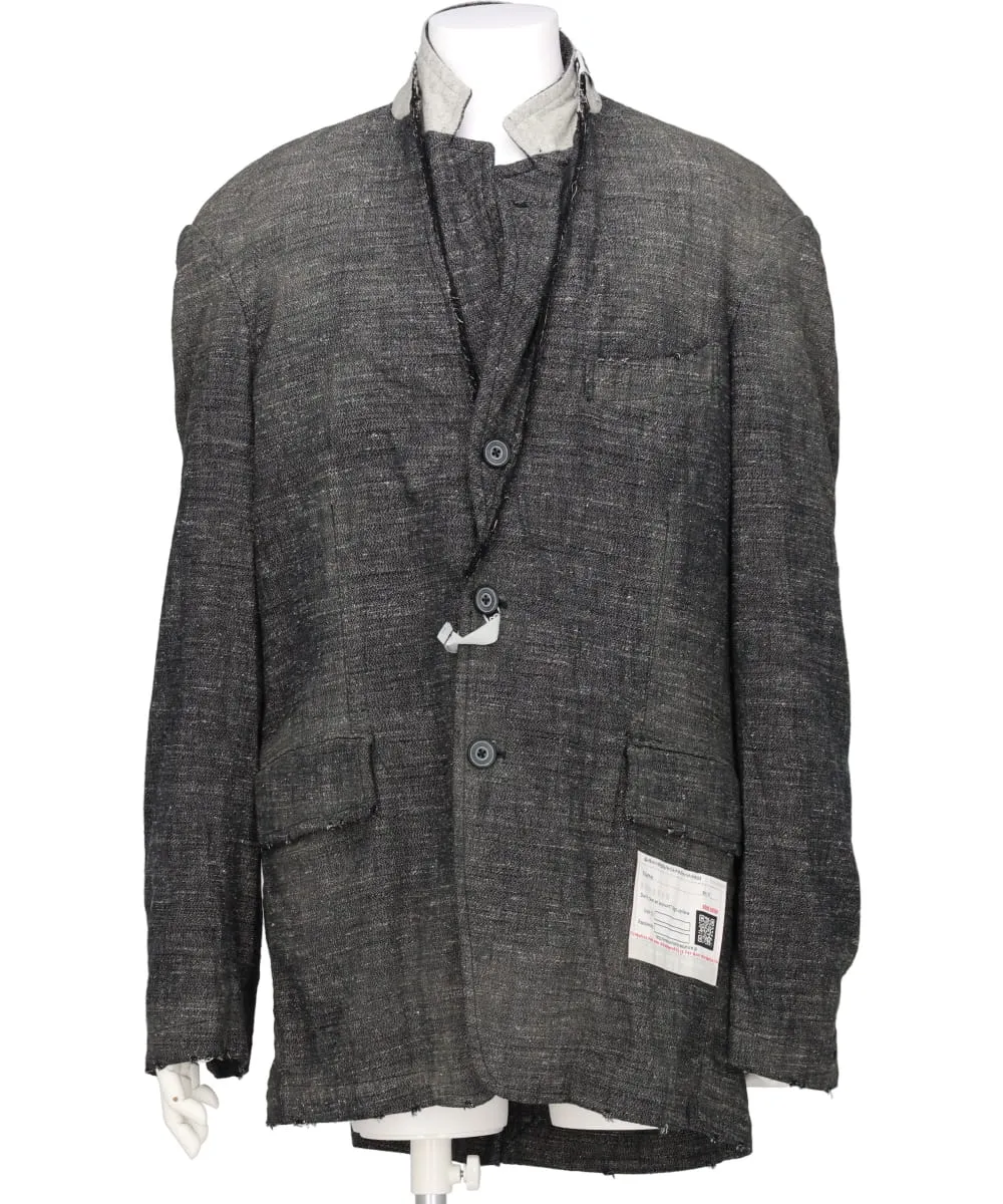 SLUB NEP TWEED BLAZER