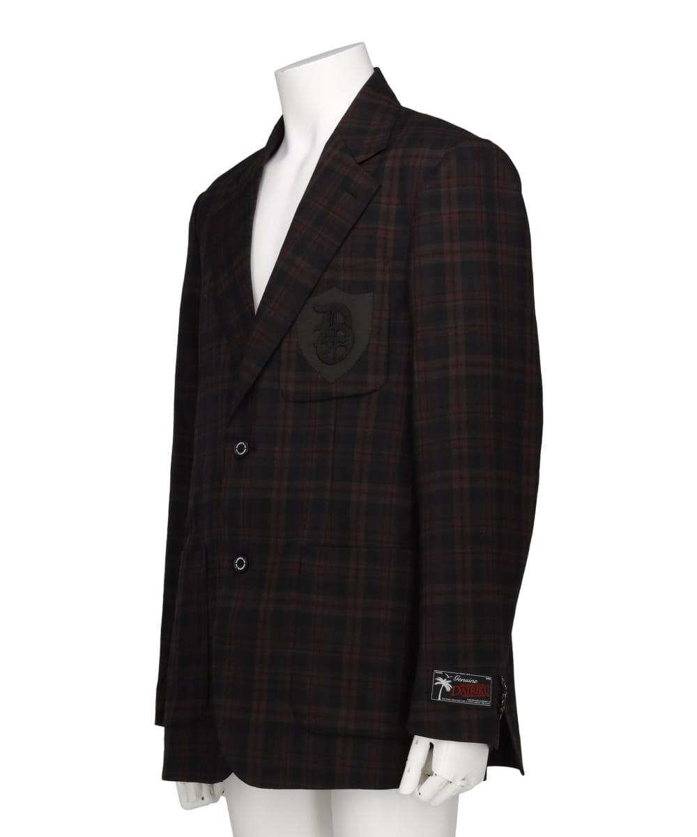 SCHOOL CHECK TAILORED JACKET