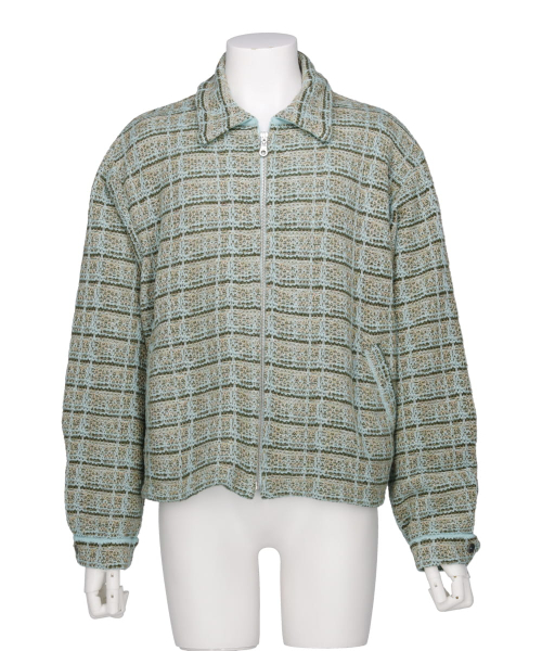 TWEED KNIT DRIZZLER JACKET