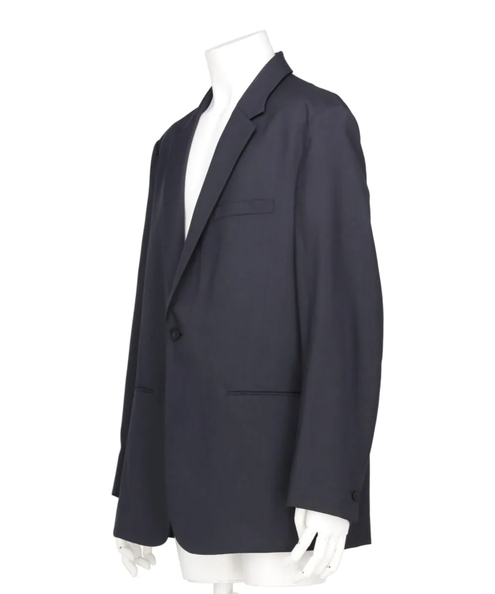 SINGLE BREASTED JACKET WITH NOTCHED LAPEL