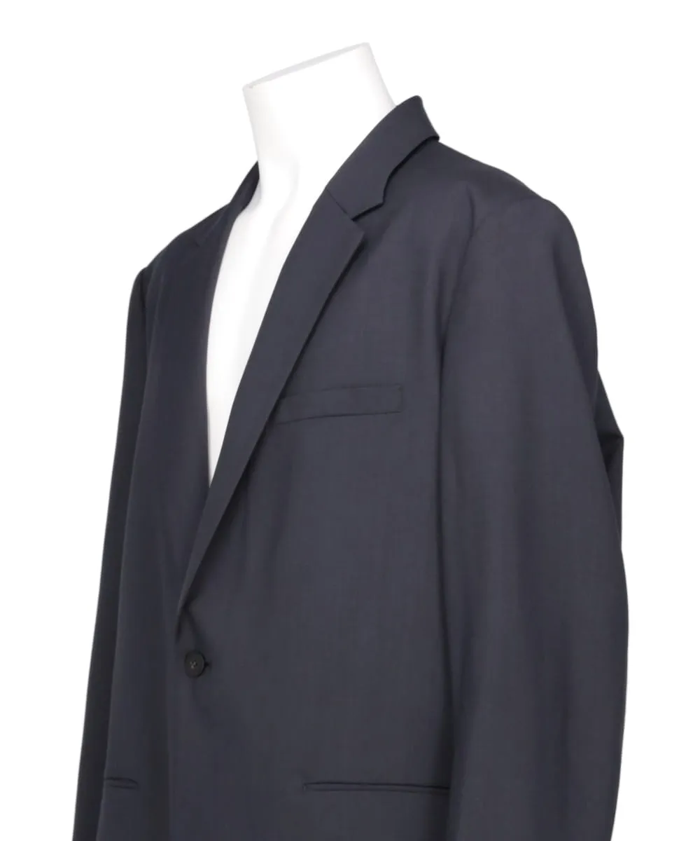 SINGLE BREASTED JACKET WITH NOTCHED LAPEL