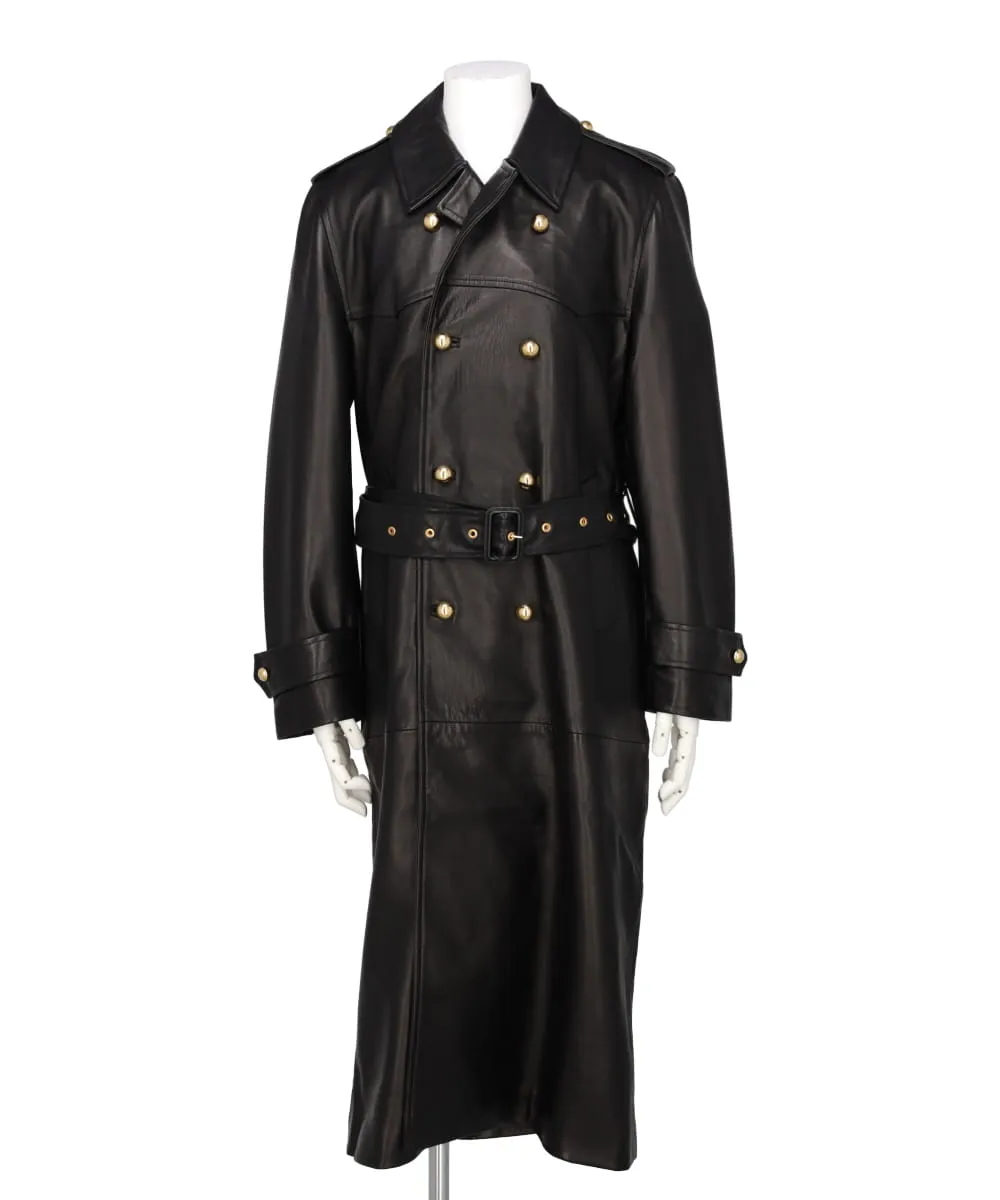 WESTERN LEATHER TRENCH COAT