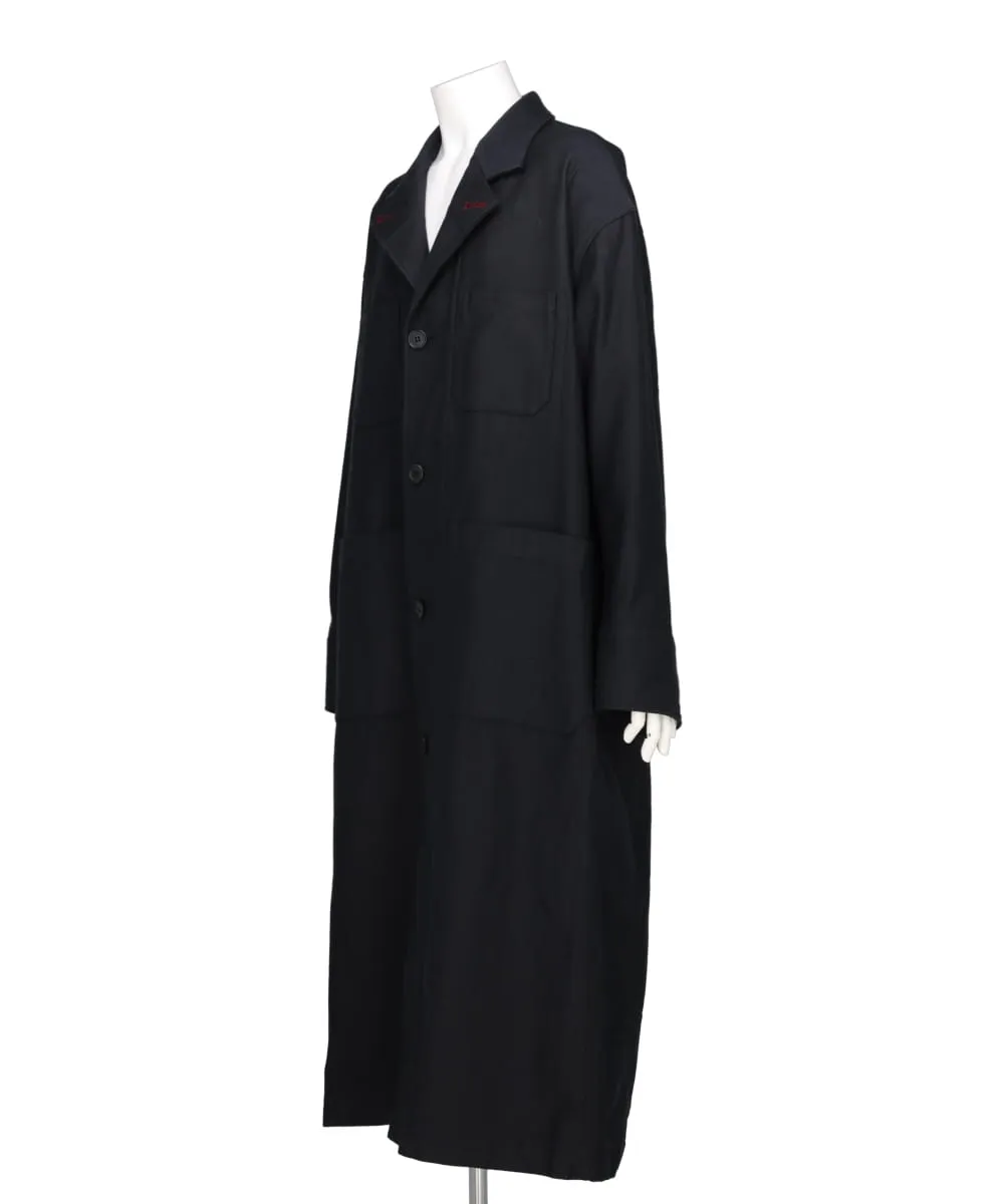 SUPER LONG WASHED WORK COAT