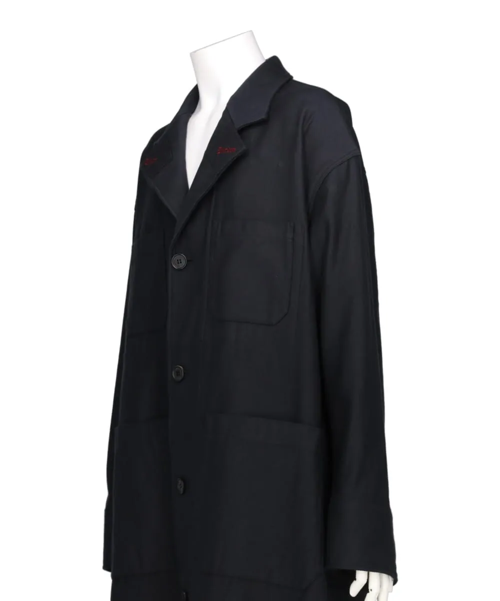 SUPER LONG WASHED WORK COAT