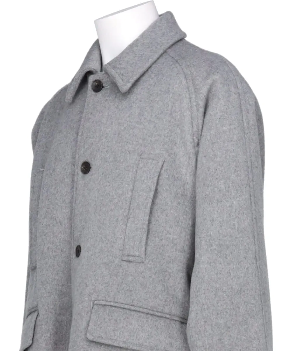 SUPER100s CASHMERE WOOL BEAVER COAT