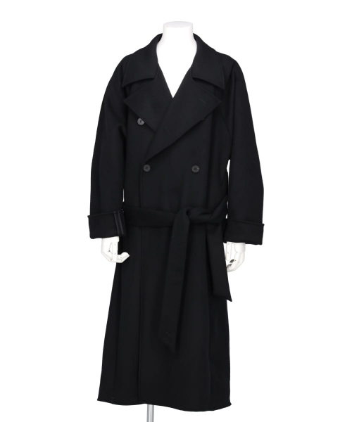 RAGLAN SLEEVE DOUBLE BREASTED OVERCOAT