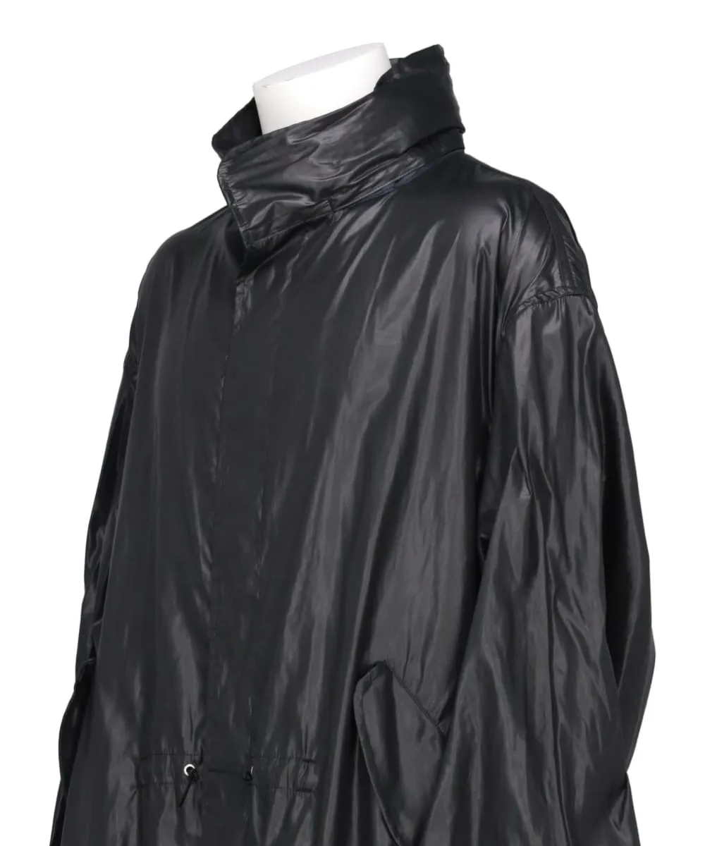 LEATHER LIKE POLYESTER SNOW PARKA