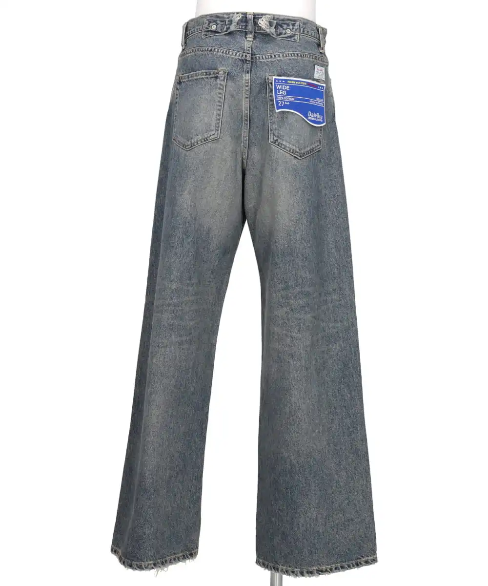 "WIDE" VINTAGE DENIM PANTS