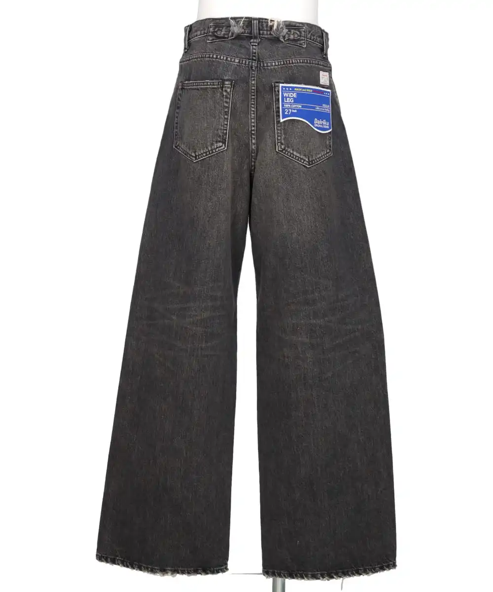 "WIDE" VINTAGE DENIM PANTS