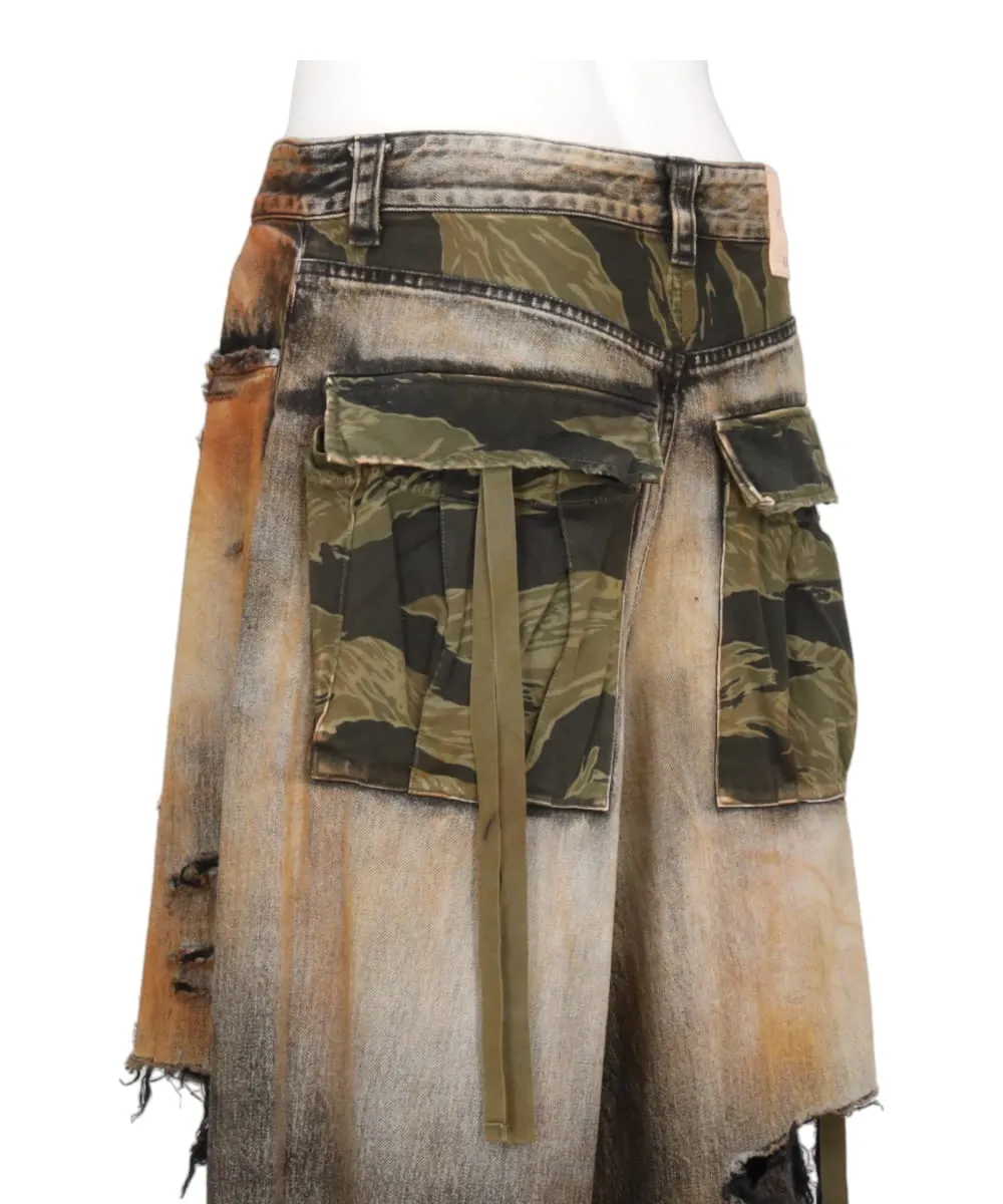 DESTROY DENIM PANTS BIO WASH WITH BLEACH