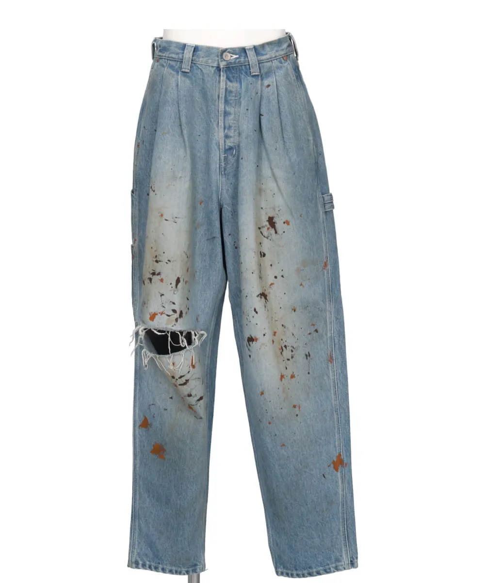 DENIM PAINTER PANTS