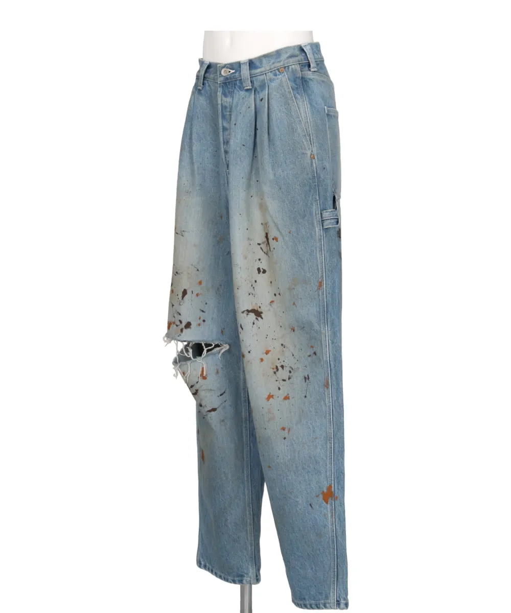 DENIM PAINTER PANTS