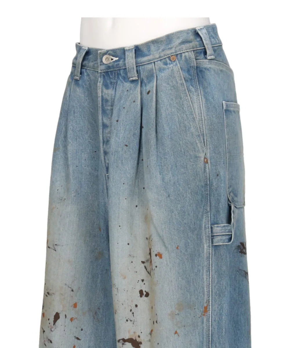 DENIM PAINTER PANTS