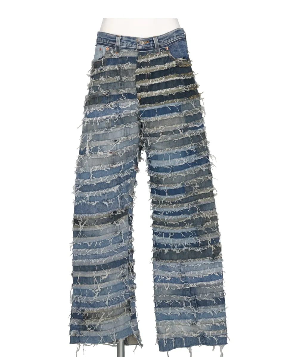 MUMMY UPCYCLE DENIM PANTS