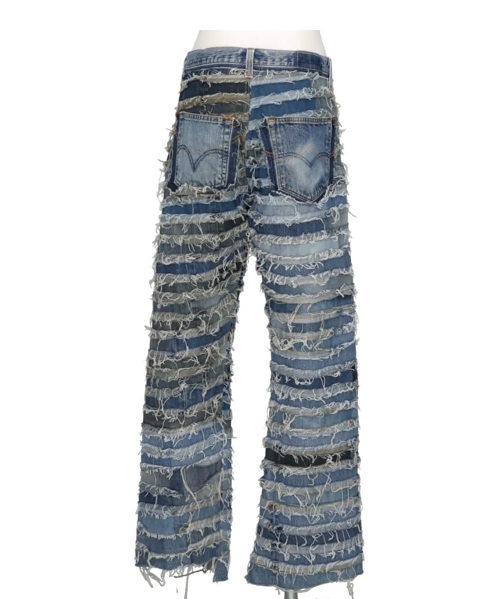 MUMMY UPCYCLE DENIM PANTS