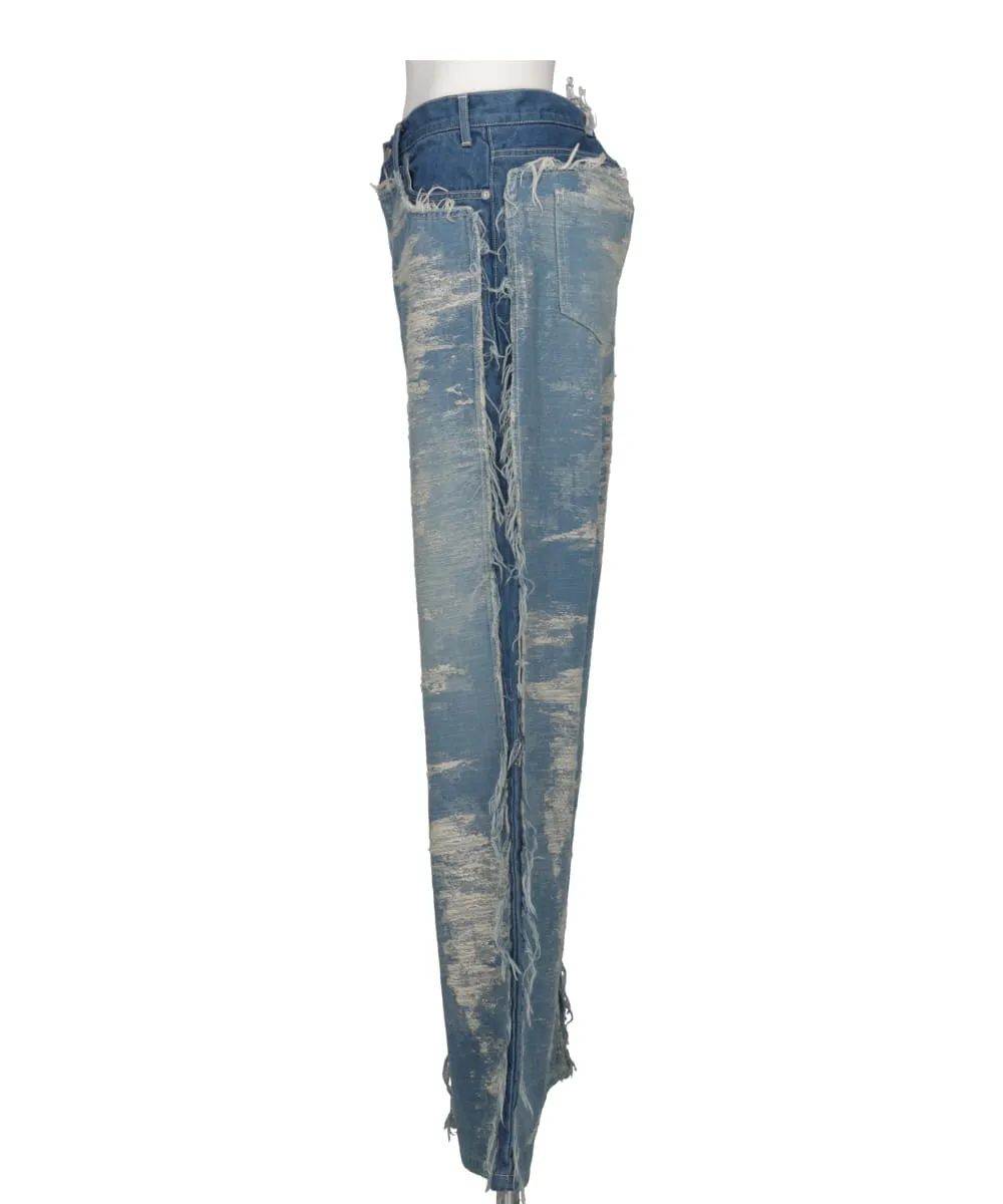 TAAKK DENIM DESIGN FLARED PANTS