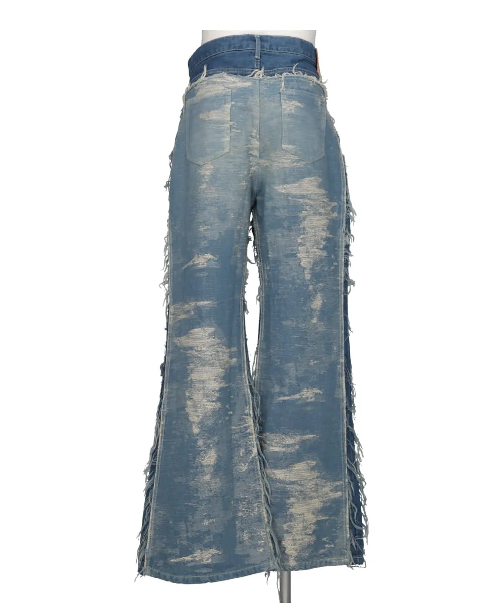 TAAKK DENIM DESIGN FLARED PANTS