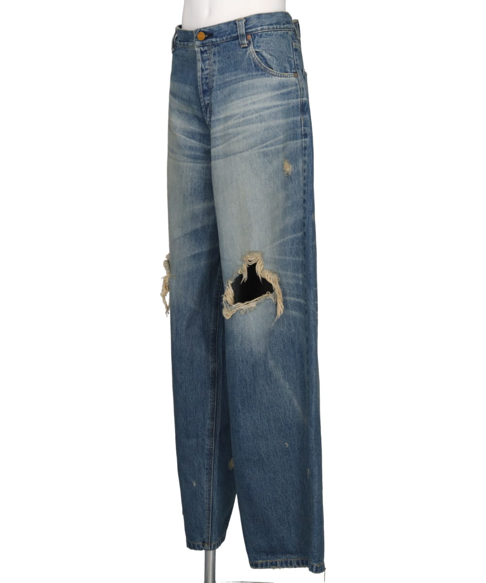 DENIM WIDE PANTS