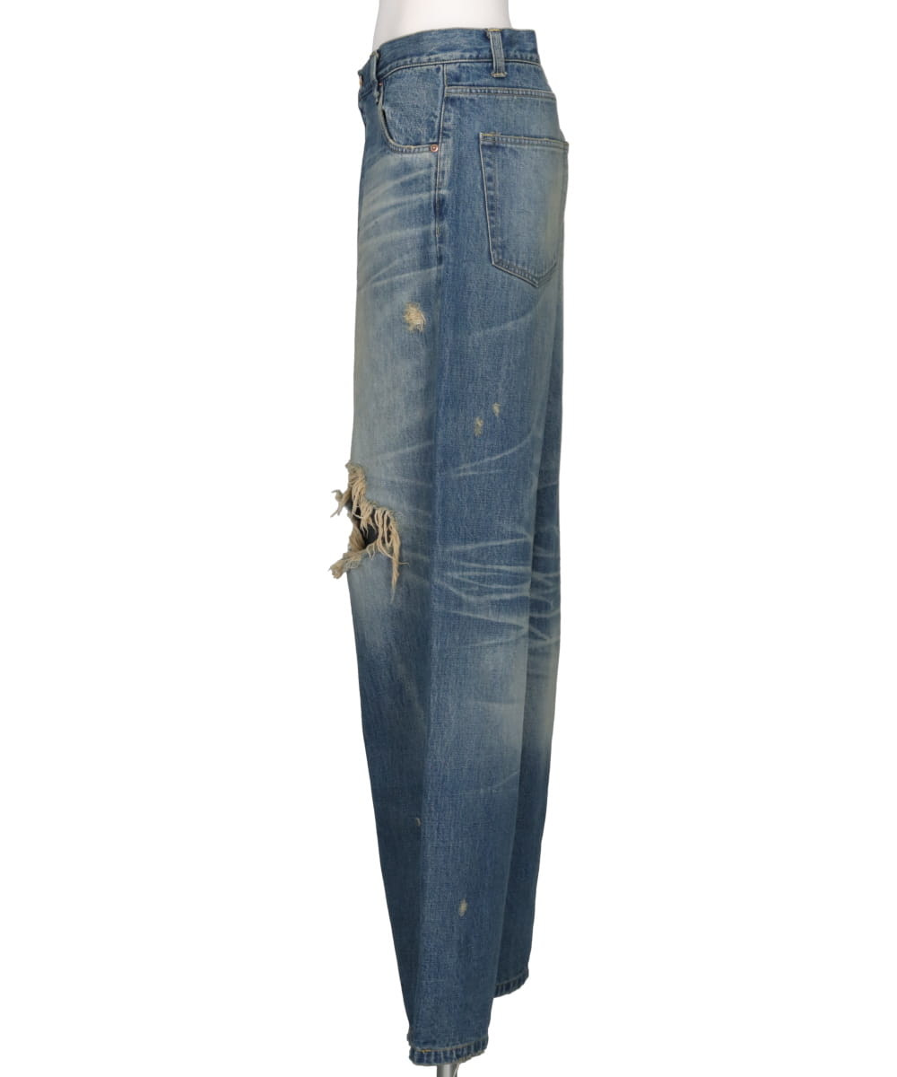 DENIM WIDE PANTS
