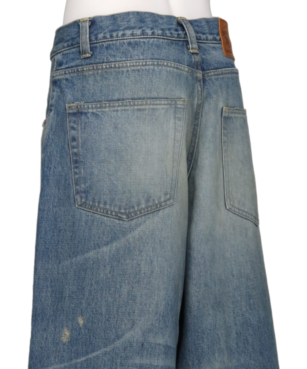 DENIM WIDE PANTS