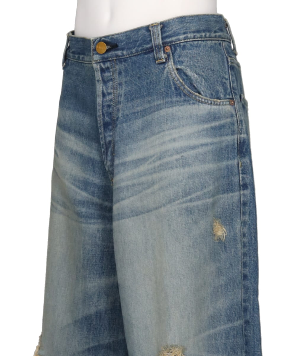 DENIM WIDE PANTS