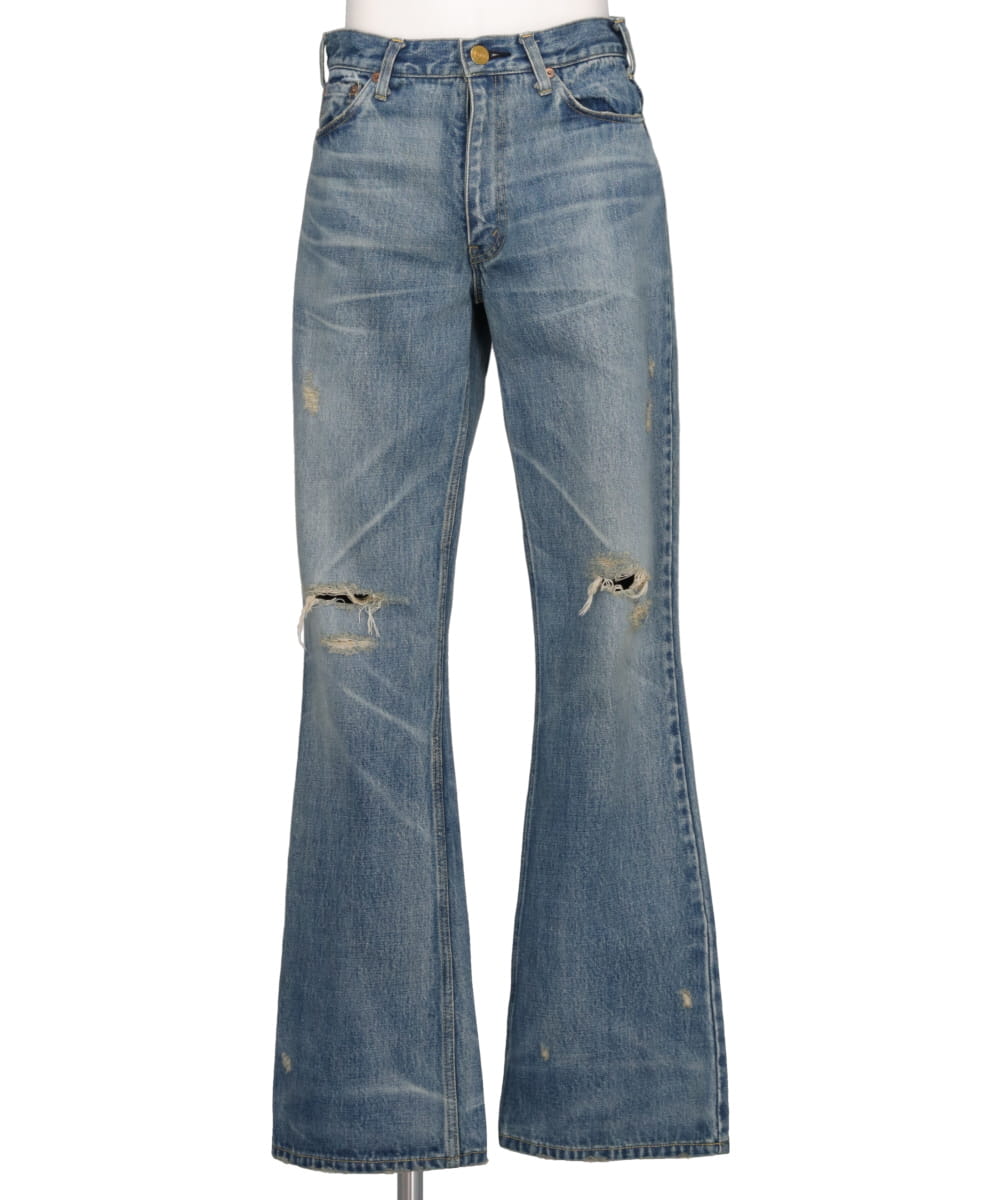 DENIM FLARE PANTS