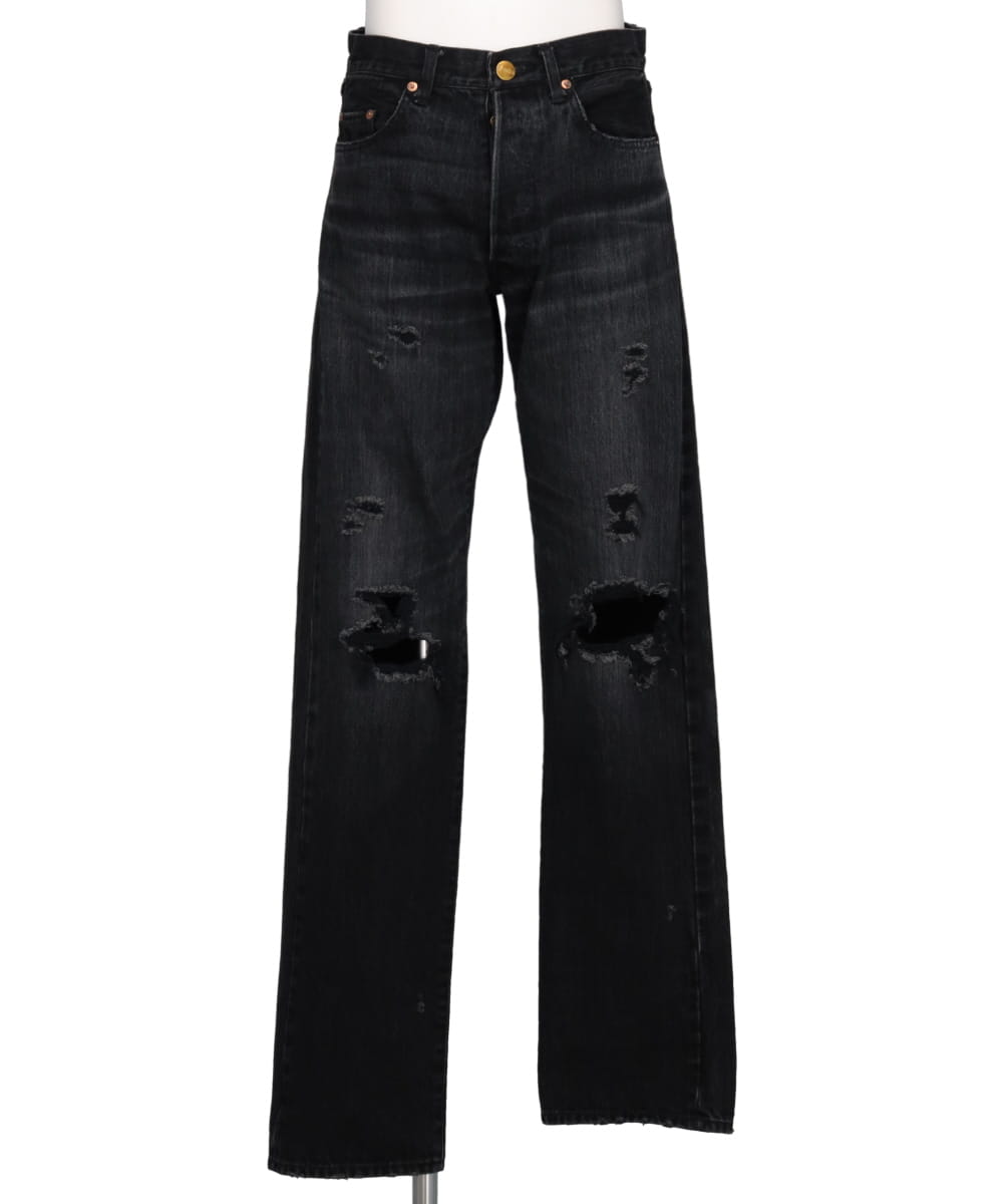 DENIM STRAIGHT PANTS
