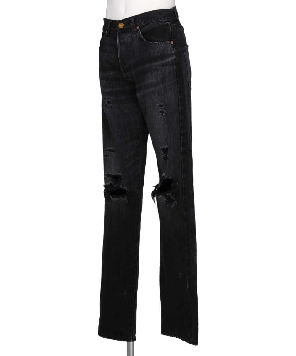 DENIM STRAIGHT PANTS
