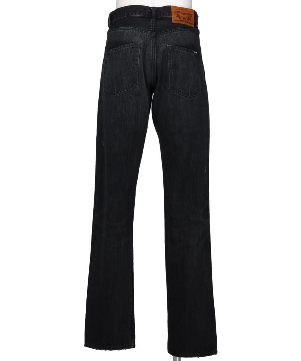 DENIM STRAIGHT PANTS