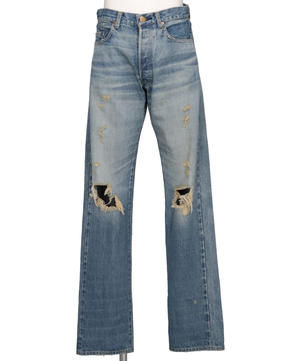 DENIM STRAIGHT PANTS