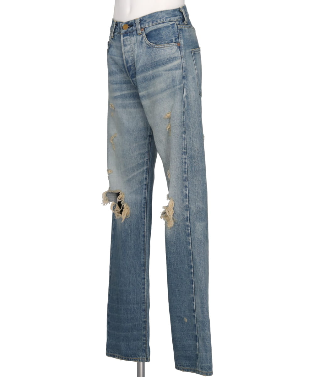 DENIM STRAIGHT PANTS