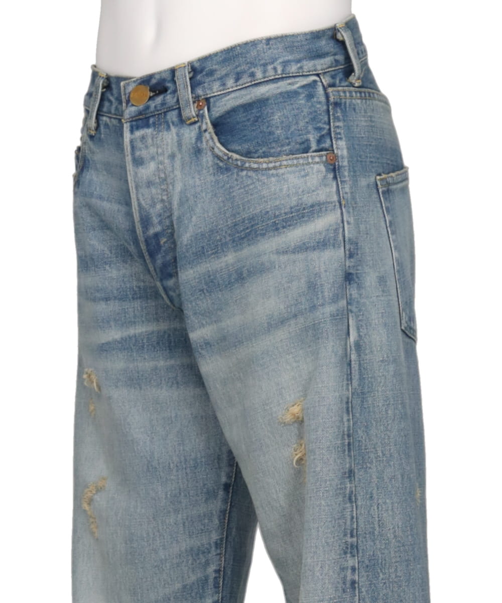 DENIM STRAIGHT PANTS