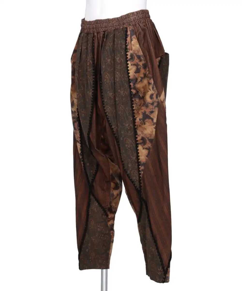 VELVET GEOMETRIC PANT