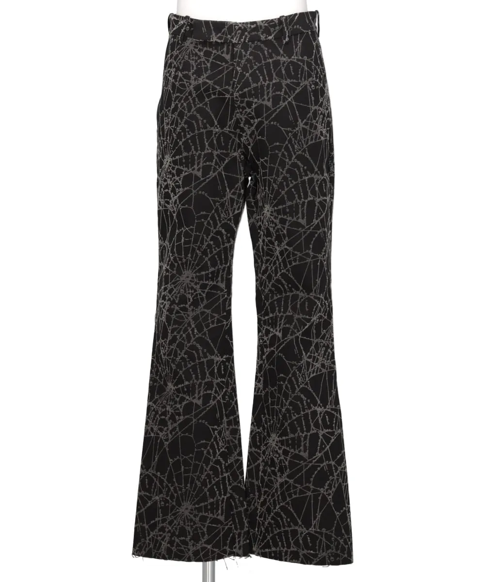 FLOCKY WEB FLARE PANTS