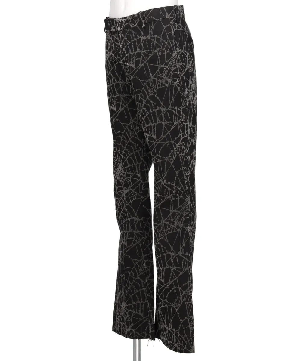 FLOCKY WEB FLARE PANTS