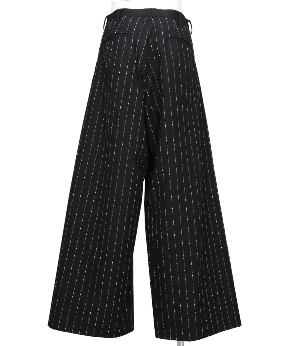 WIDE STRIPE 2-TUCK WIDE PANTS