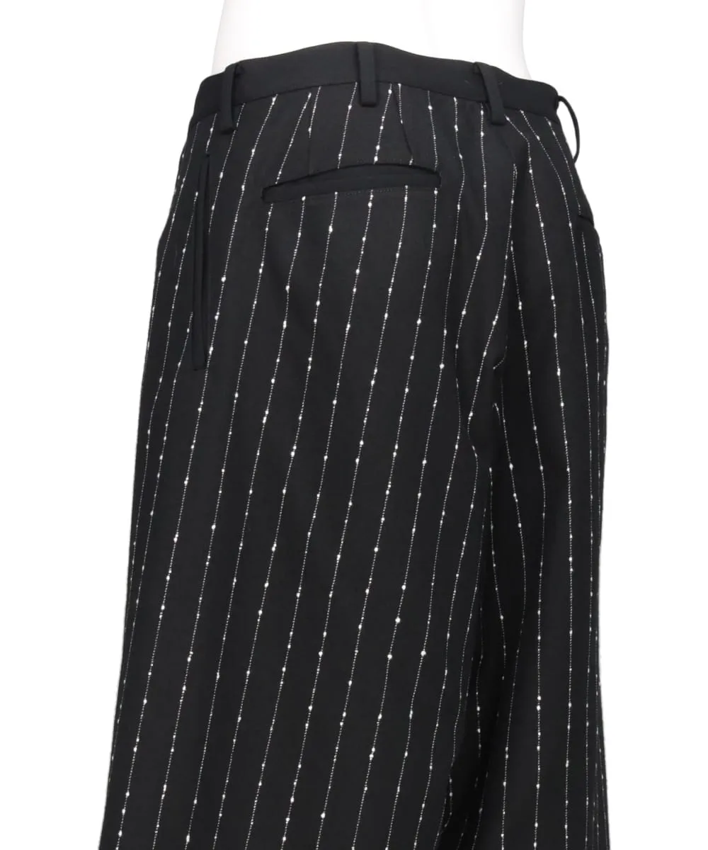 WIDE STRIPE 2-TUCK WIDE PANTS