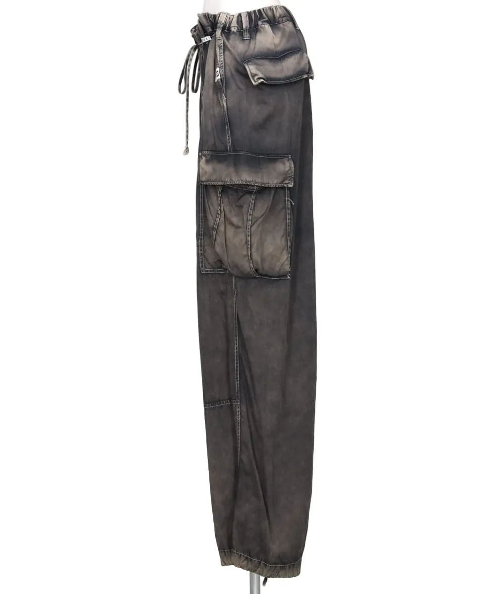 C/R SATIN CARGO PANTS