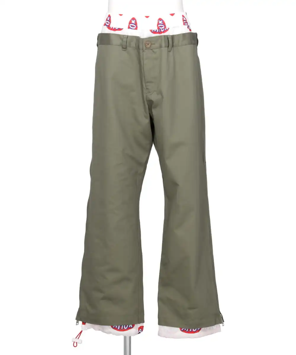 LOGO LINING DOCKING PANTS