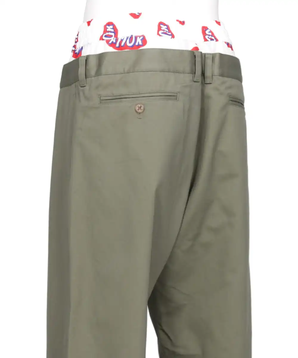 LOGO LINING DOCKING PANTS