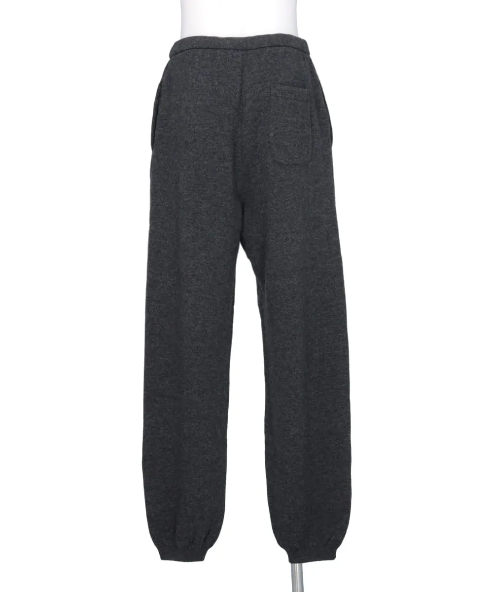 WOOL BACK PILE KNIT PANTS