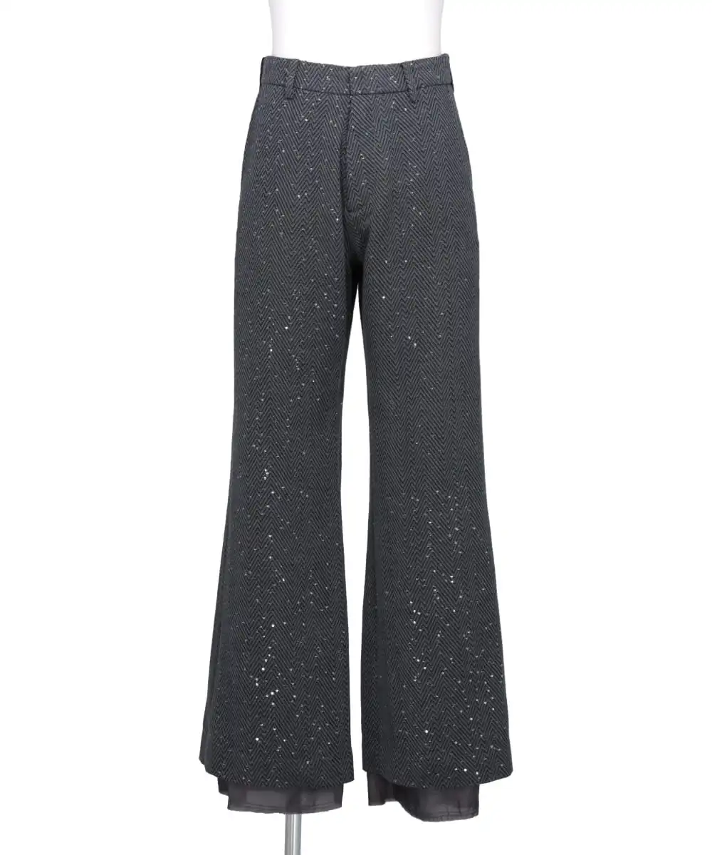 SPARKLING FLARE TROUSERS