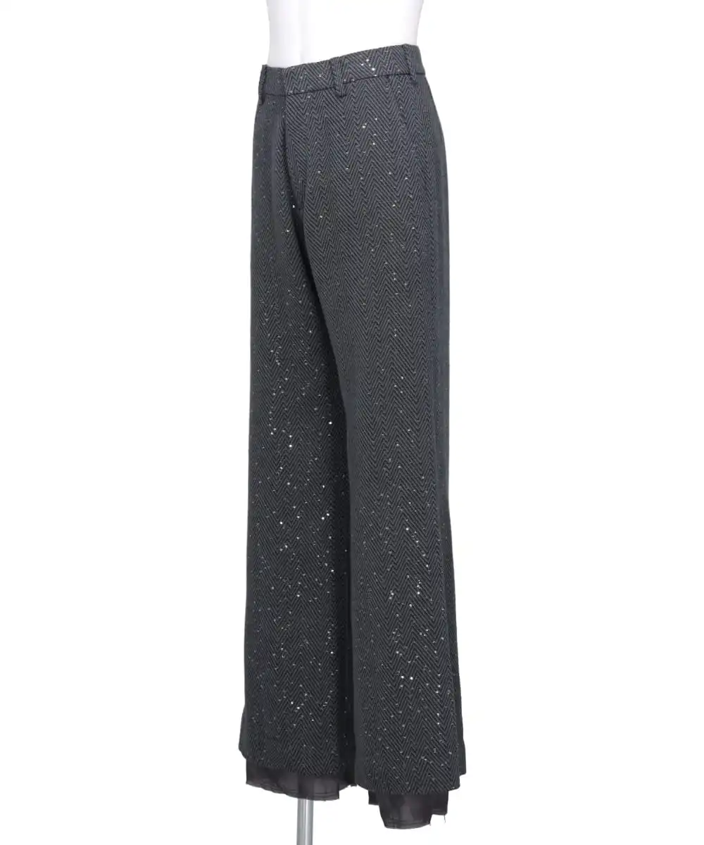 SPARKLING FLARE TROUSERS