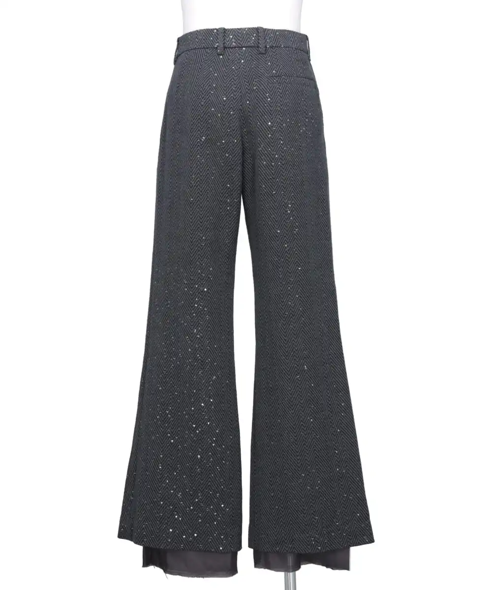 SPARKLING FLARE TROUSERS