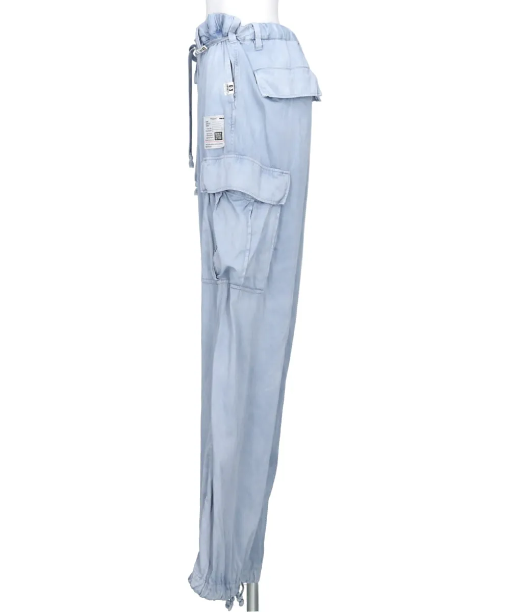 C/R SATIN CARGO PANTS