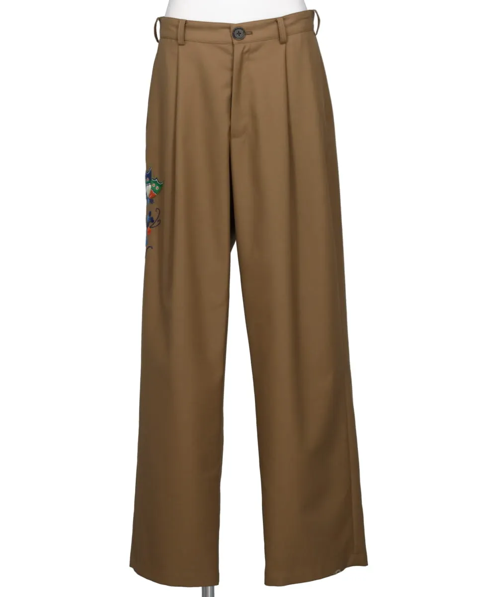 “AGEHA” EMBROIDERY PANTS