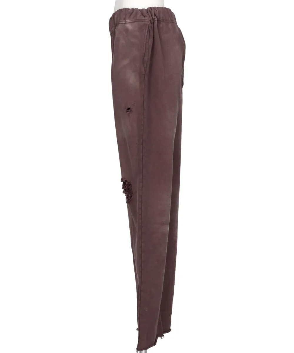 DISTRESSED SWEAT PANTS